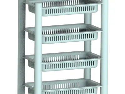 Premium Multitier Rack 3D print model