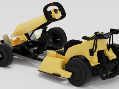 Ninebot Gokart Pro Lamborghini Edition 3D model