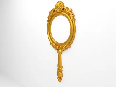 Frame mirror 3D model 04 3D model