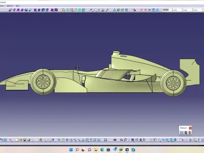 dallara-gp208 racing car 3D model