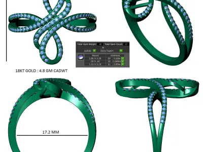 Engagement Ring  Free 3D print model