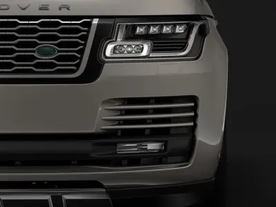 Range Rover Supercharged L405 2018 3D model