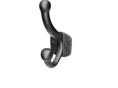 Hook  Rusty Furniture decor organizer 3D model
