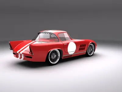 Skoda 1100 OHC Coupe 1960 3D model 3D model