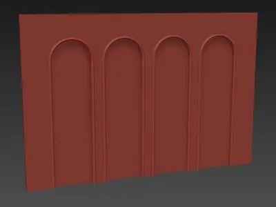Decorative V58 Wall Panels 3D model