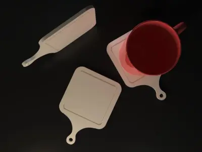 Cutting Board Coasters  3D print model