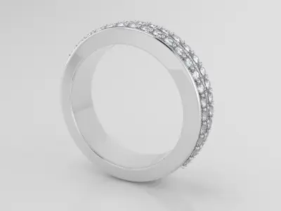 Ring Diamond Eternity 3D model