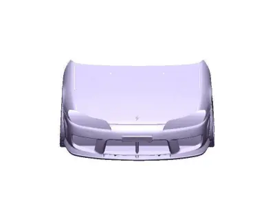 S15 Spec R Front Exterior Mesh Model - 3D Laser-Scanned 3D model
