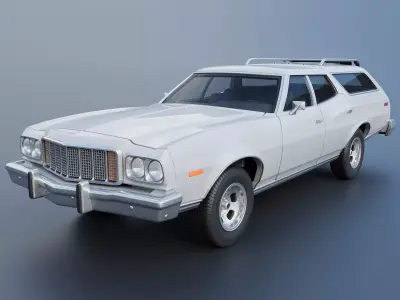 Gran Torino Wagon 1974 3D print model