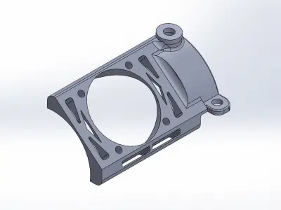 Tamiya tt01 engine coler holder 3D print model