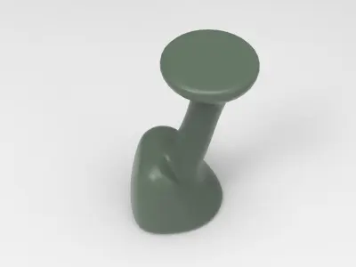 Juyer Bar Stool Low-poly 3D model