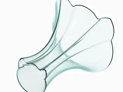 Vase Decor Stylish Cat Face 3D print model