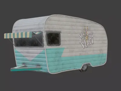 Camper Trailer 3D model