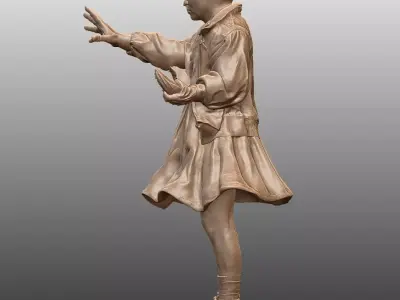 Eleven with Waffle Stranger Things 3D Printable STL Model 3D print model