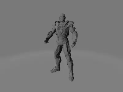 Iron man mk 17 Free 3D print model