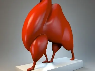 Sculpture Ship of the Desert P 3D print model