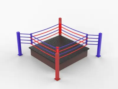 Boxing Ring  3D model