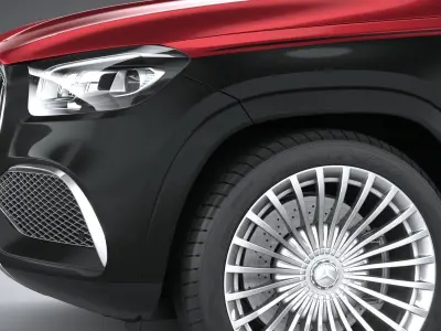 Mercedes-Benz GLS600 Maybach 2021 3D model