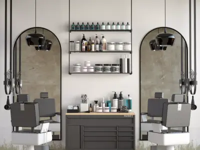 Baber shop 6 3D model