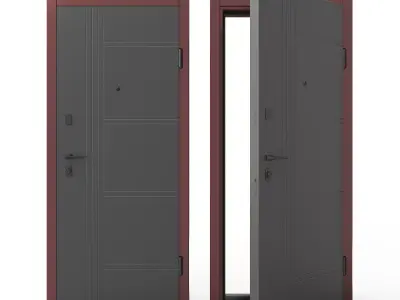 Zevil Door 3D model