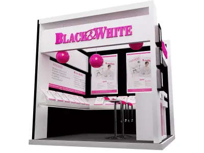 Booth Exhibition Stand a359a 3D model