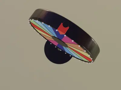 Spinning Wheel 3D model