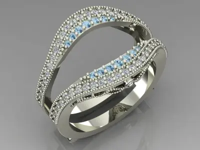 Band Ring 3D print model