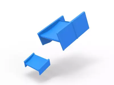 Wings of 600 Micro sprint car Scale 1 to 25 3D print model