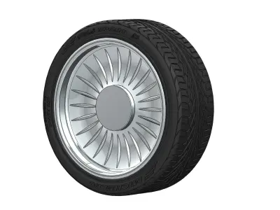 Custom wheels Colorado Customs The Caddy 20inch for scale model 3D print model