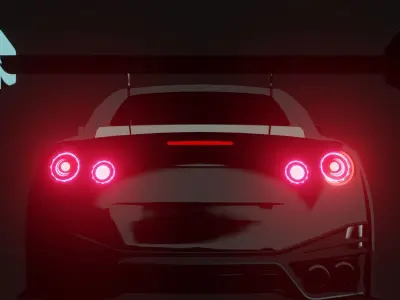 Cosmic Anime Odyssey Low-poly 3D model