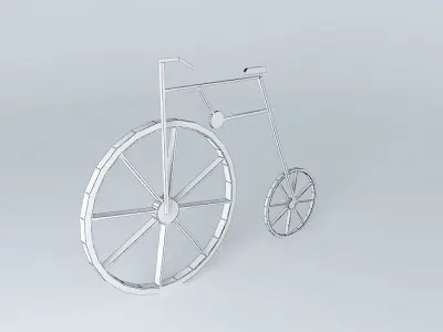 ornament decorative object bicycles Free 3D model