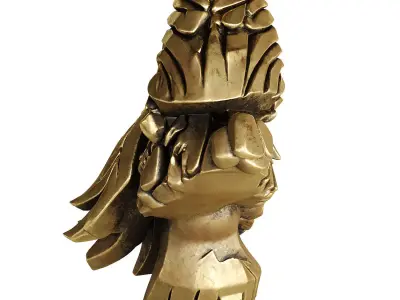 eagle statue 10 3D model