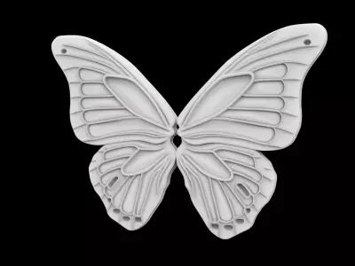 butterfly wings 3D Print Model 3D print model