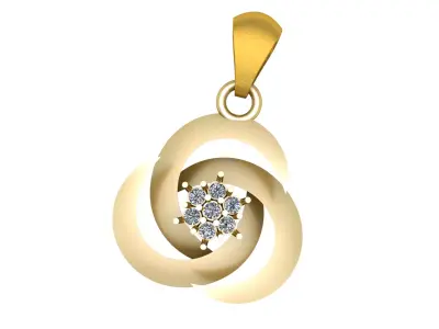 Cosmos Crest Pendant 3D Printable Model 3D print model