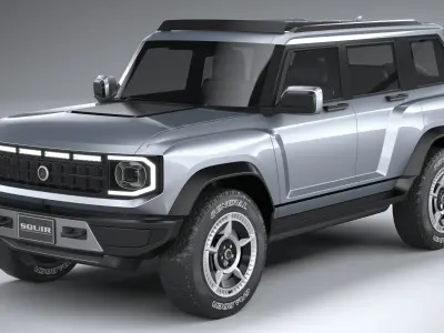 Generic Offroad EV v1 2022 LowPoly 3D model