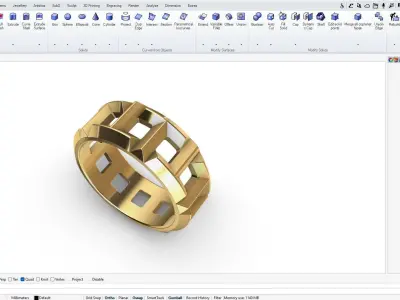Tiffany Ring 3D print model get