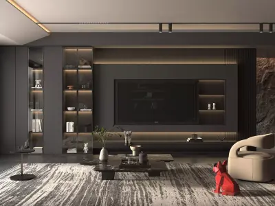 Living Room Scene 17 3D model