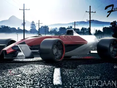 audi lamkof concept car 2017 3D model