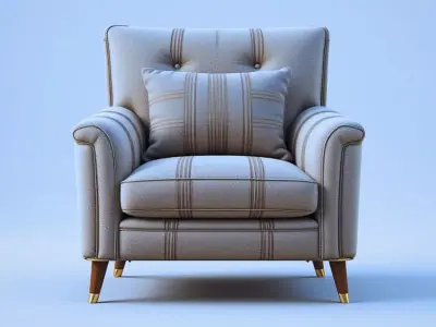 Modern Luxury Chair 3D model