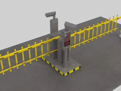 Car Parking Barrie 3D model