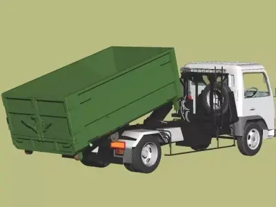 Arm-roll Dump Truck 3D model