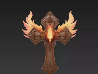 tylized Cross Collection - Ornamental - Fantasy Inspired