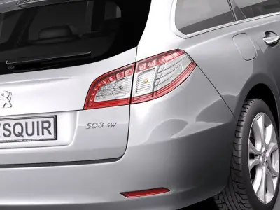 Peugeot 508 SW 3D model
