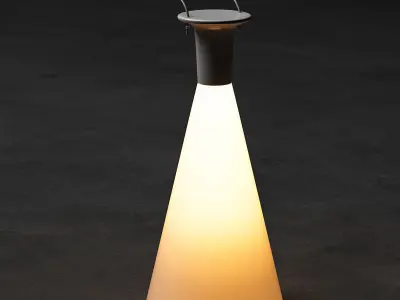 Table decorative lamp IKEA SOLVINDEN 3D model