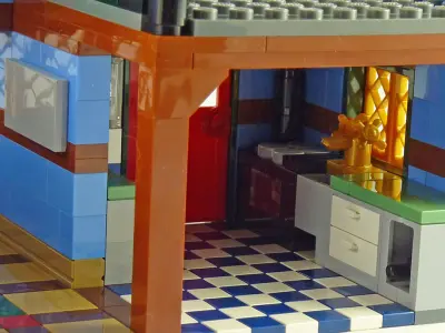 TwindBricks3D - 10229 Winter Village Cottage 3D print model