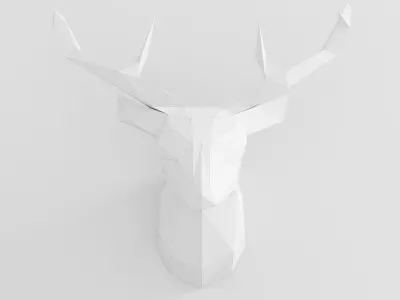 Deer decoration 3D model