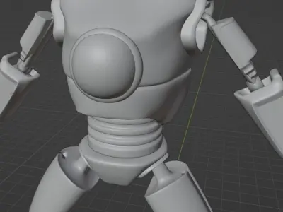 Simple Robot Model Free 3D model