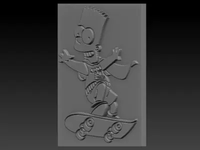 Bart Simpson  3D print model