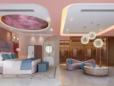 bedroom interior 3D model