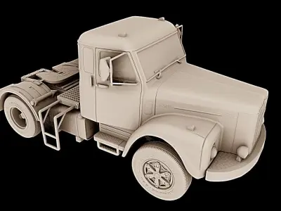 SCANIA 111 TOCO BED CABIN 3D print model